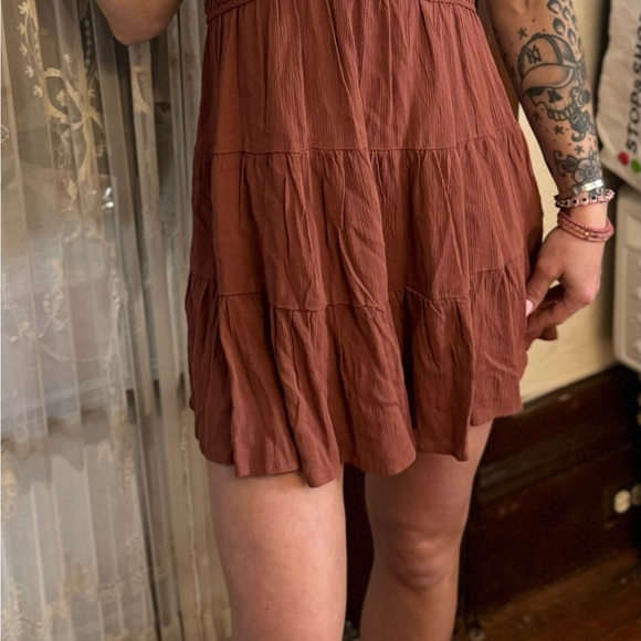 Brand new like condition summer dress low cut/ boho - Picture 2 of 3